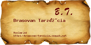 Brasovan Tarzícia névjegykártya